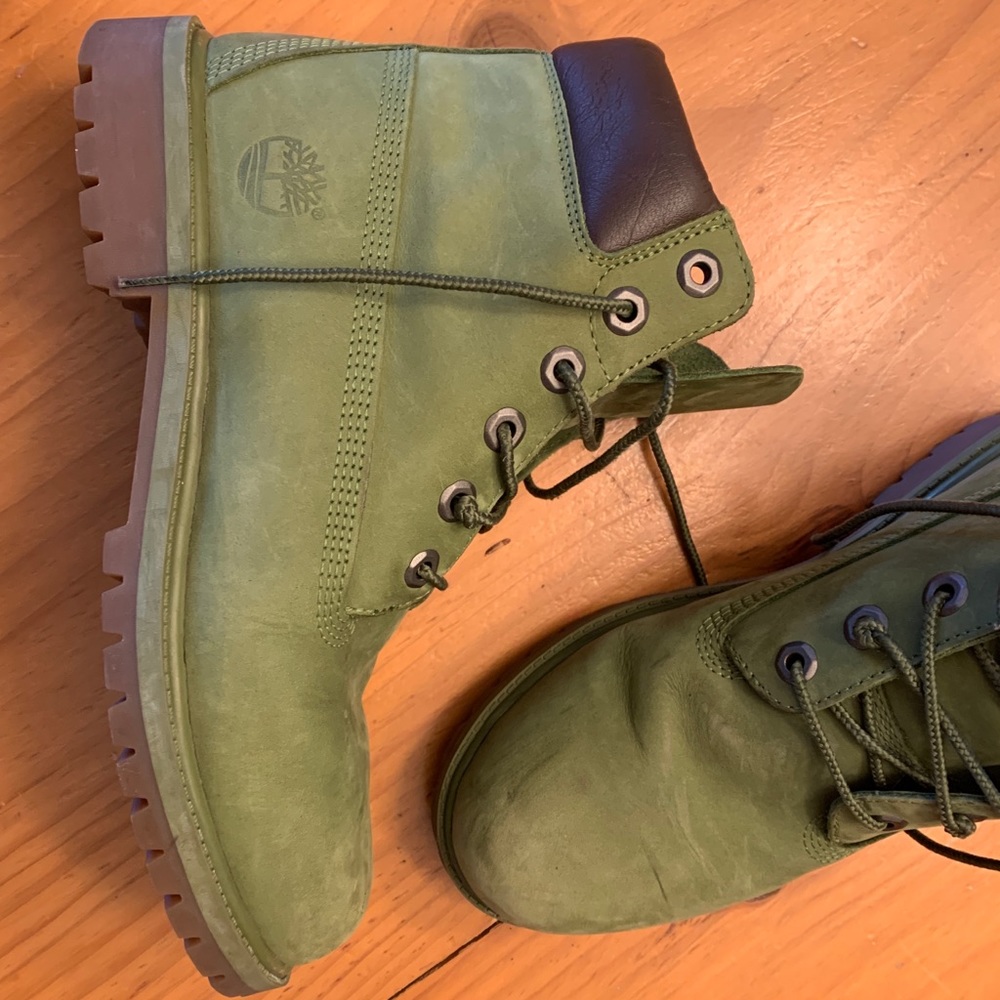 Cute Green Timberland Boots